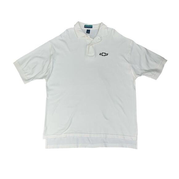 Pine Island Other - Vintage Chevrolet Polo Shirt Mens XXL 2XL Snow Cotton Pine Island Golf Made USA